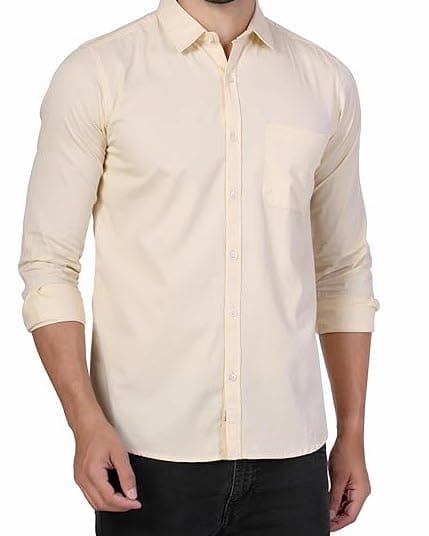 Men’s Classic Cream Formal Shirt