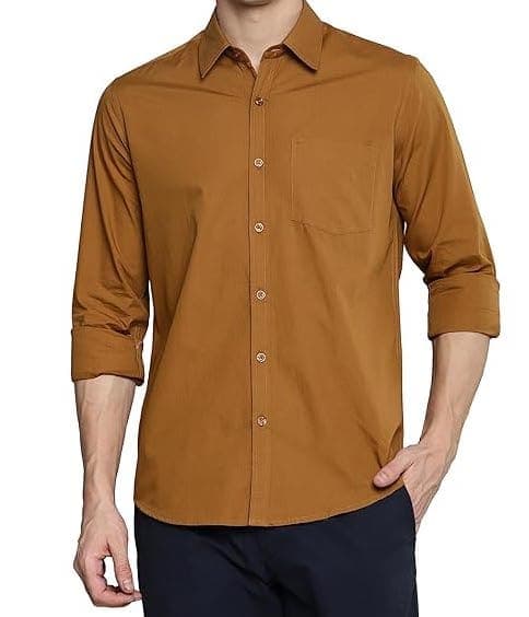 Men’s Classic Rust Formal Shirt